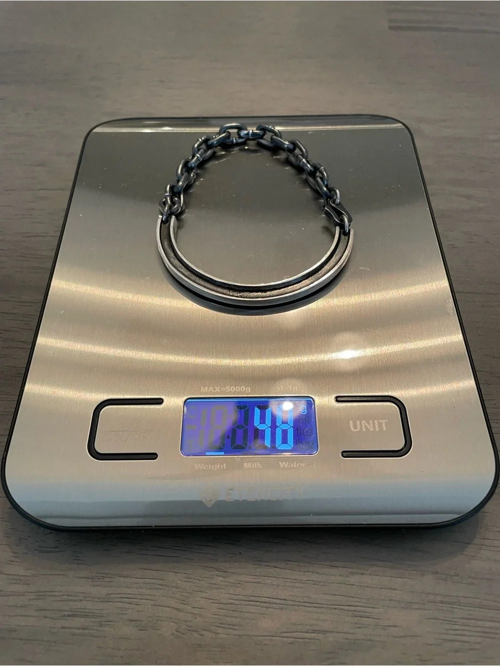 Authentic King Baby Studio 925 Sterling Silver Chain ID Cuff Bracelet USA 48g